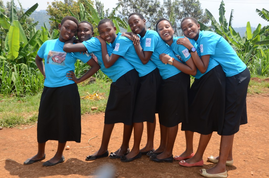 Beautiful young ladies in Nkombo Island 