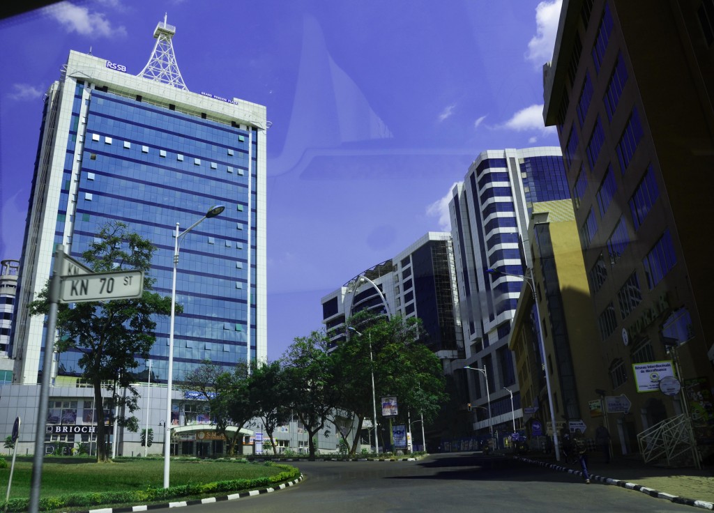 skyscraper in Kigali city center where the beauty of the city remain a pillar