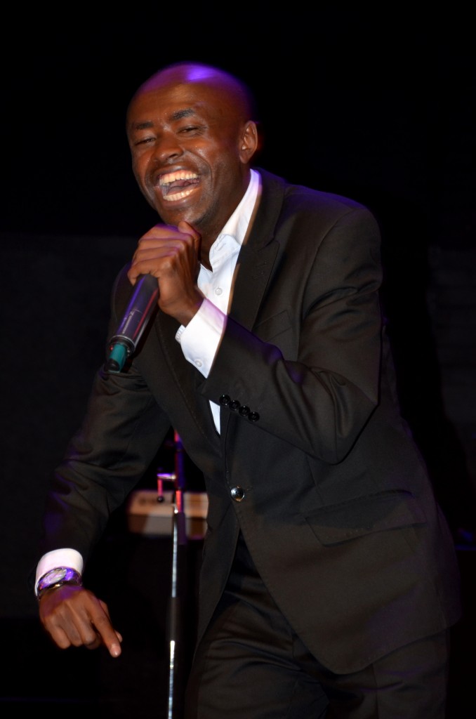 Patient Bizimana the current young gospel artist, just performing in Kigali