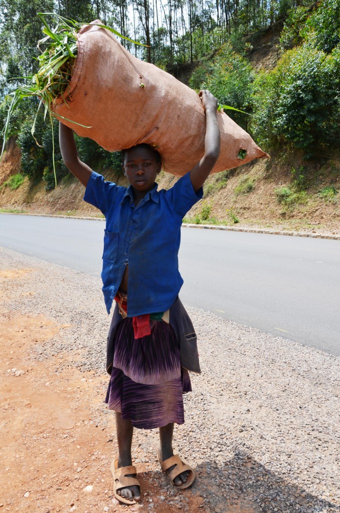 A young girl from Gicumbi District