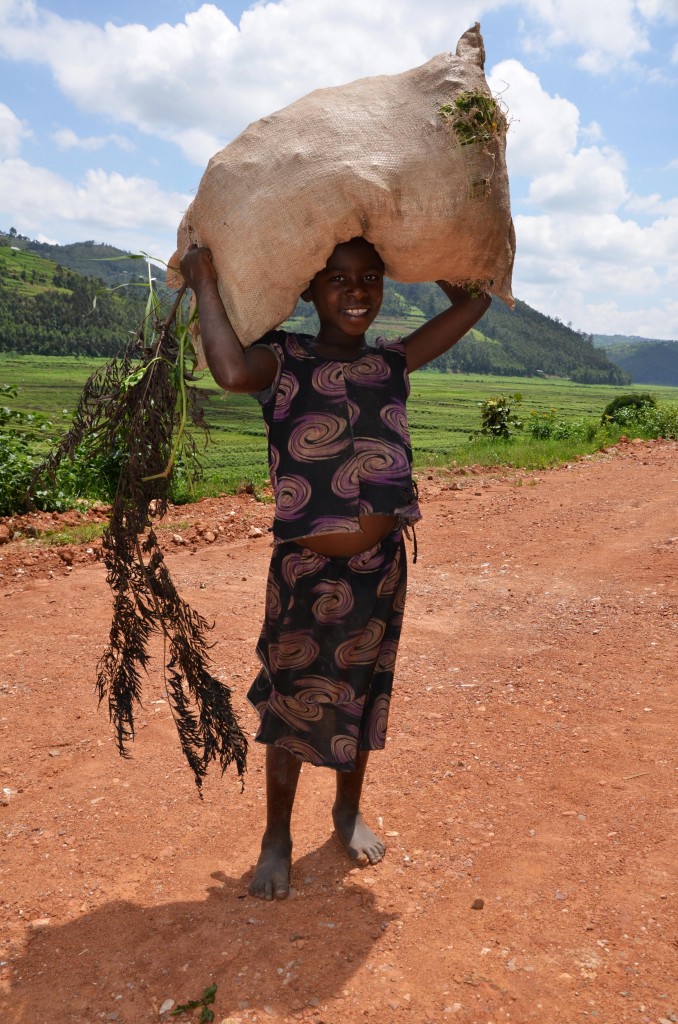 One young girl from Gicumbi
