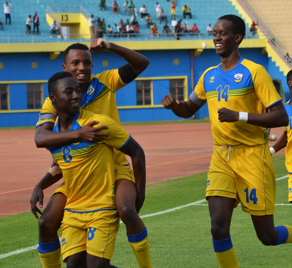 Amavubi U20 in the friendly match against Morocco, they get a draw of 1-1. Two sons of President Paul Kagame were among Amavubi Squard that play today on 18 June 2019 in Kigali.