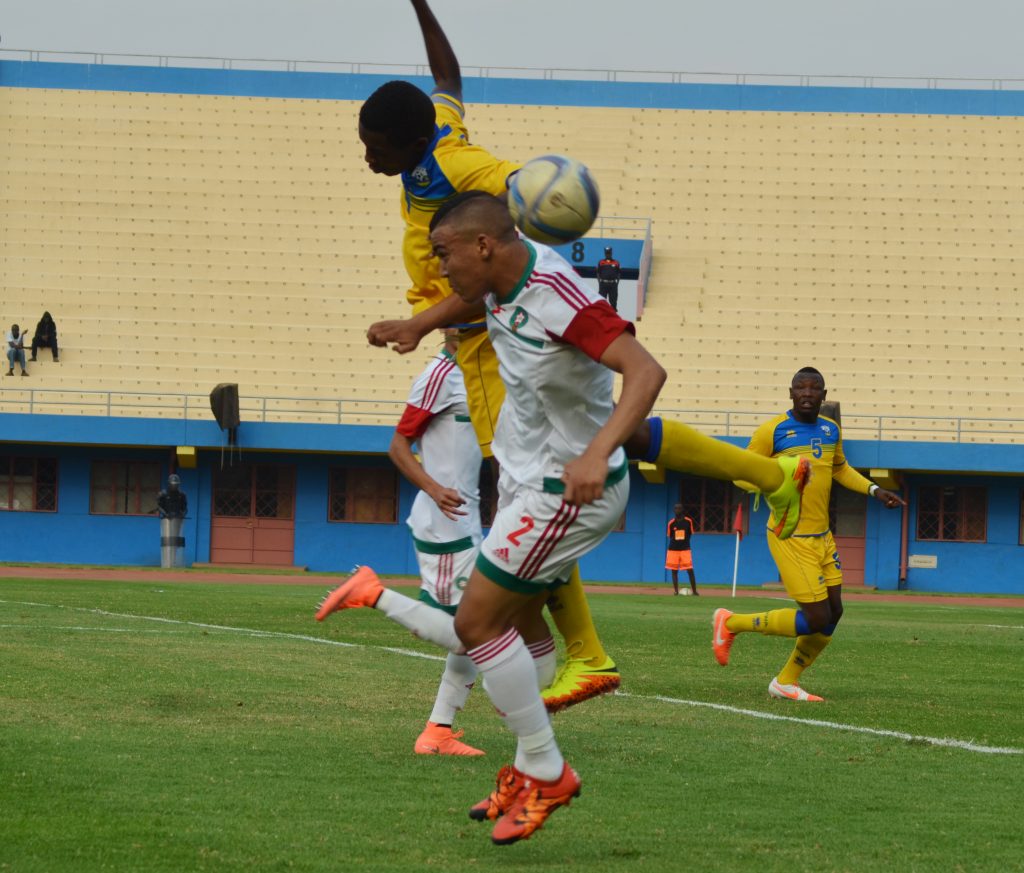 Amavubi U20 in the friendly match against Morocco, they get a draw of 1-1. Two sons of President Paul Kagame were among Amavubi Squard that play today on 18 June 2019 in Kigali.