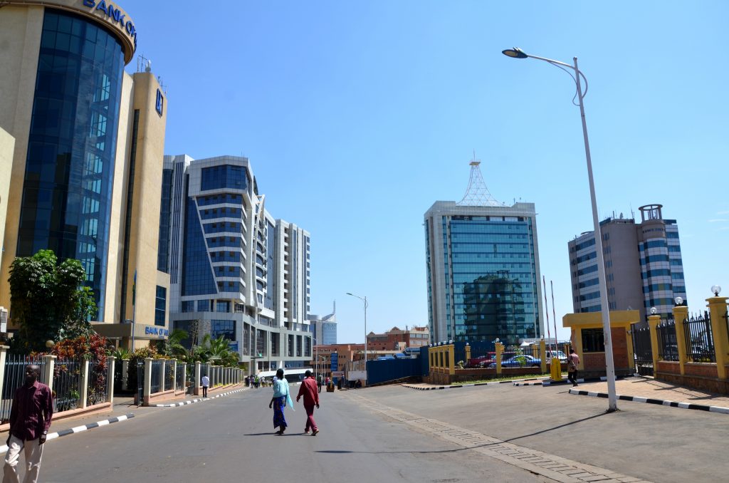 Photos of Kigali city center, just after one day of Car free zone