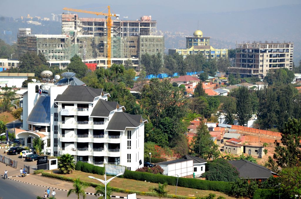 Before the construction of new road at Kimihurura