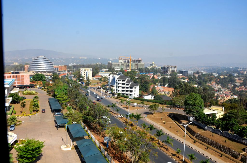 Before the construction of new road at Kimihurura