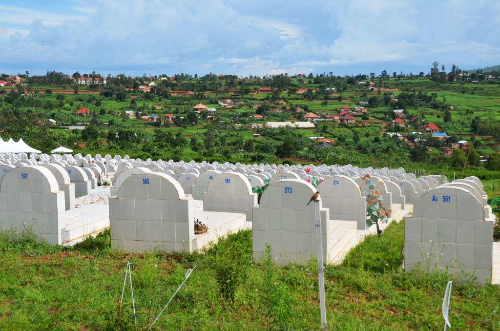 Rusororo cemetery is laid out on 12 hectares of land with graves at the new burial ground at a depth of 1.4 meters with pathways of 60cm in between the graves.