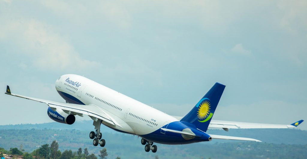 RWANDAIR's airbus 